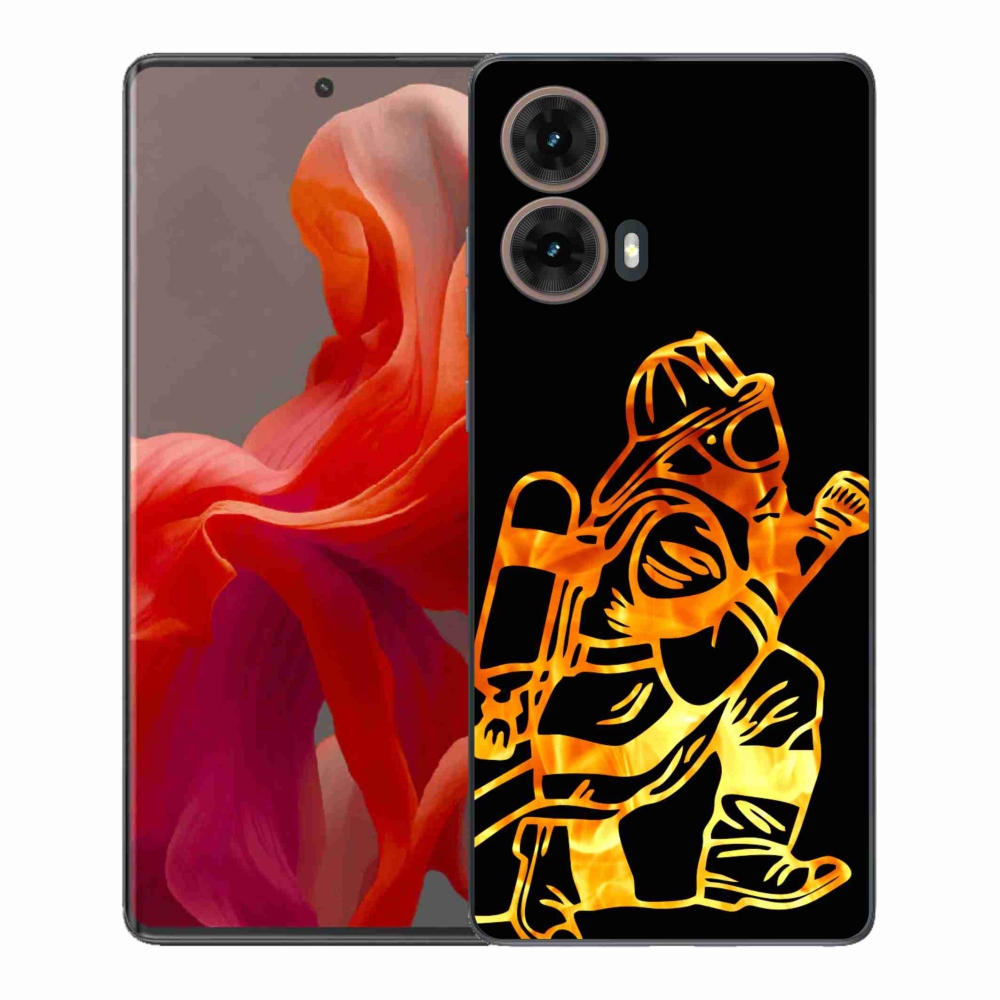 Gelový kryt mmCase na Motorola Moto G85 5G - hasič 1