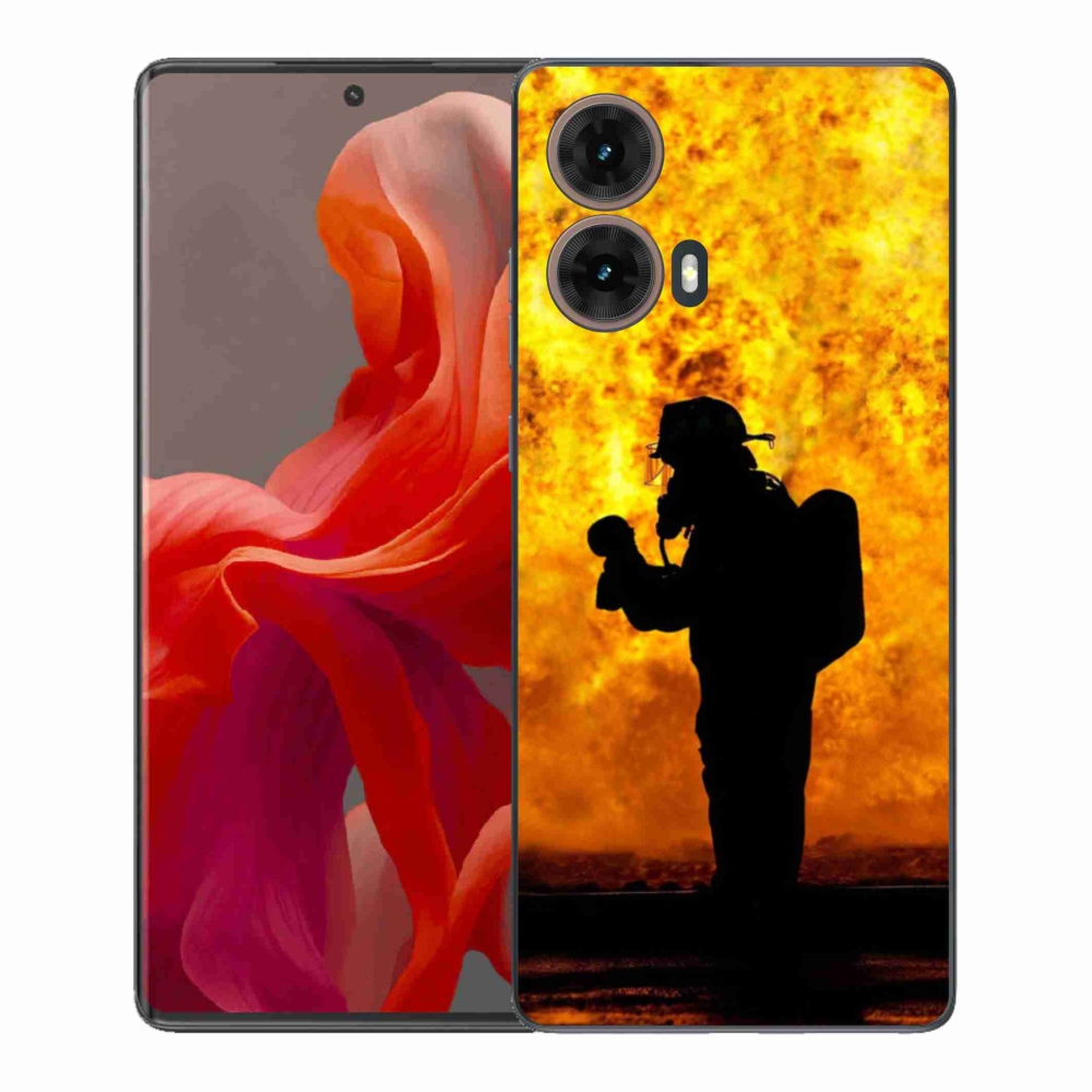 Gelový kryt mmCase na Motorola Moto G85 5G - hasič