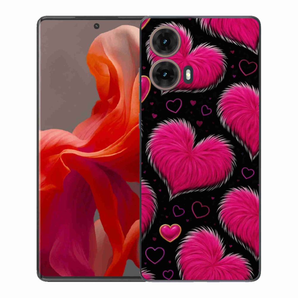 Gelový kryt mmCase na Motorola Moto G85 5G - hebká srdce