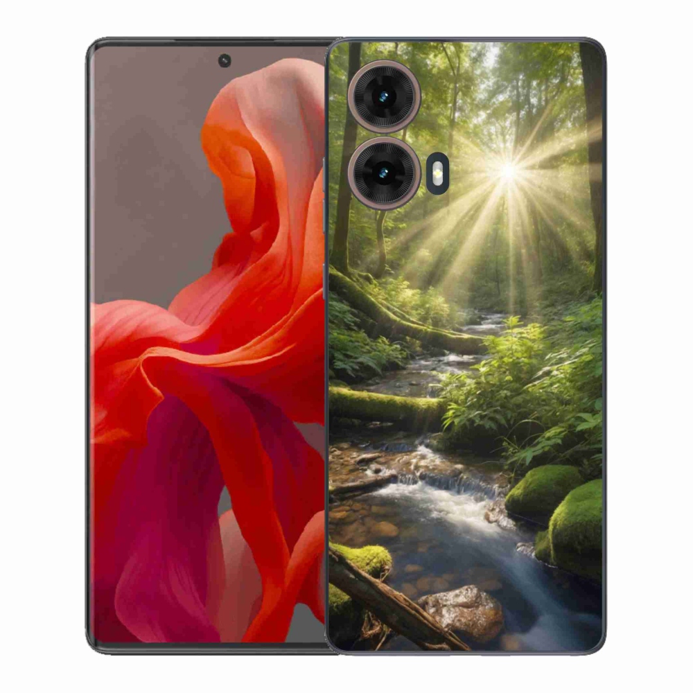 Gelový kryt mmCase na Motorola Moto G85 5G - hlubina lesa