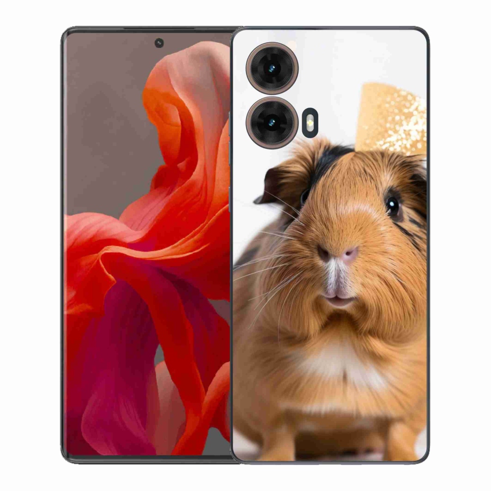 Gelový kryt mmCase na Motorola Moto G85 5G - hnědé morče