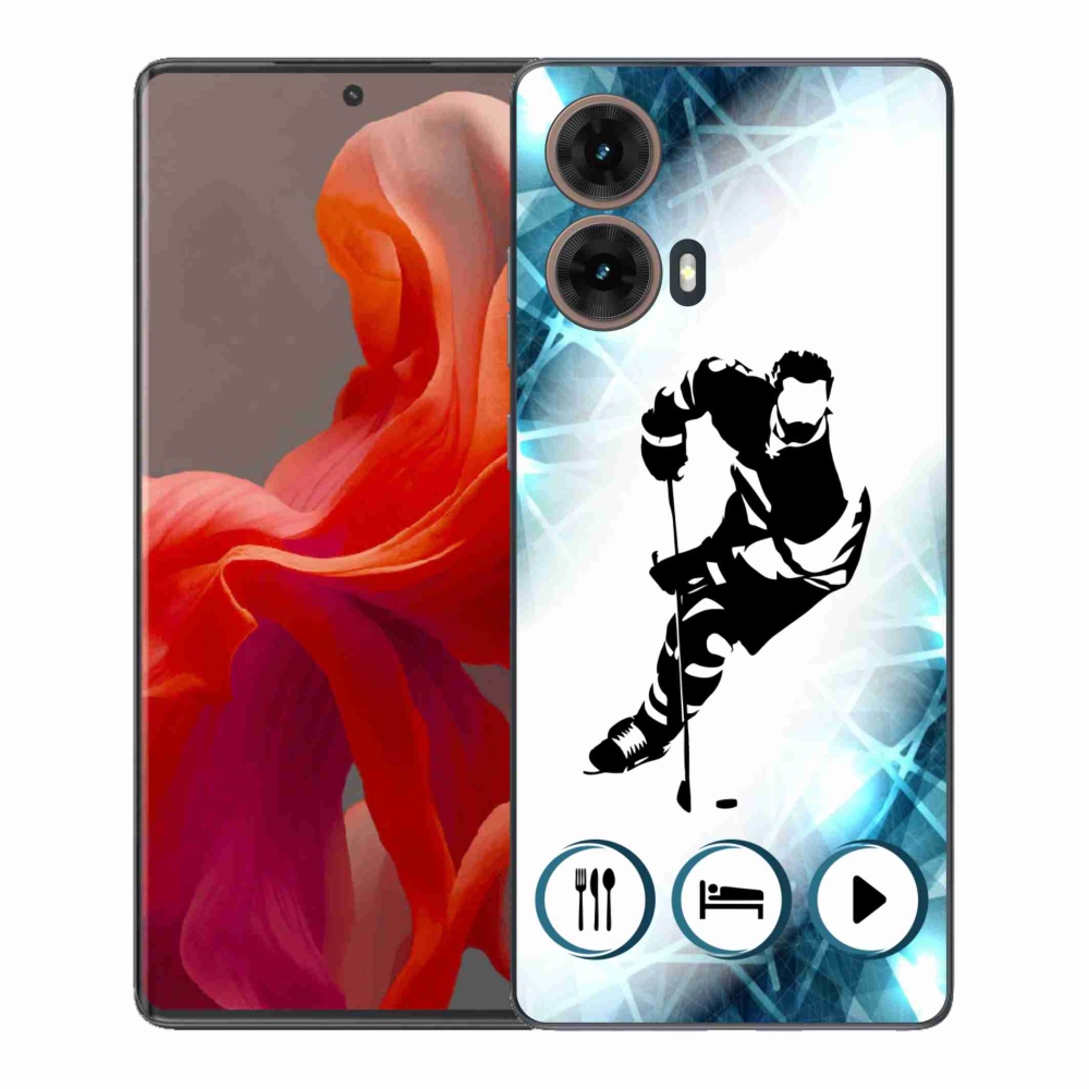 Gelový kryt mmCase na Motorola Moto G85 5G - hokej 1