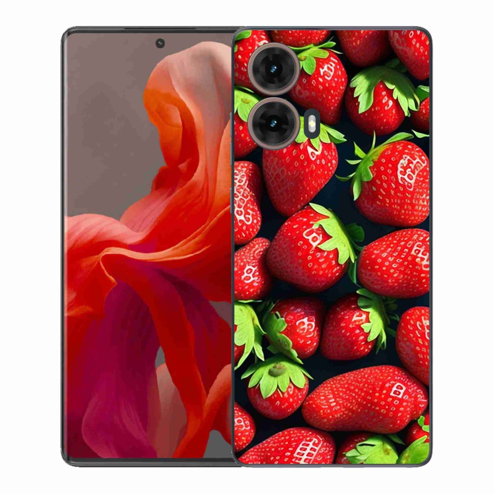 Gelový kryt mmCase na Motorola Moto G85 5G - jahody