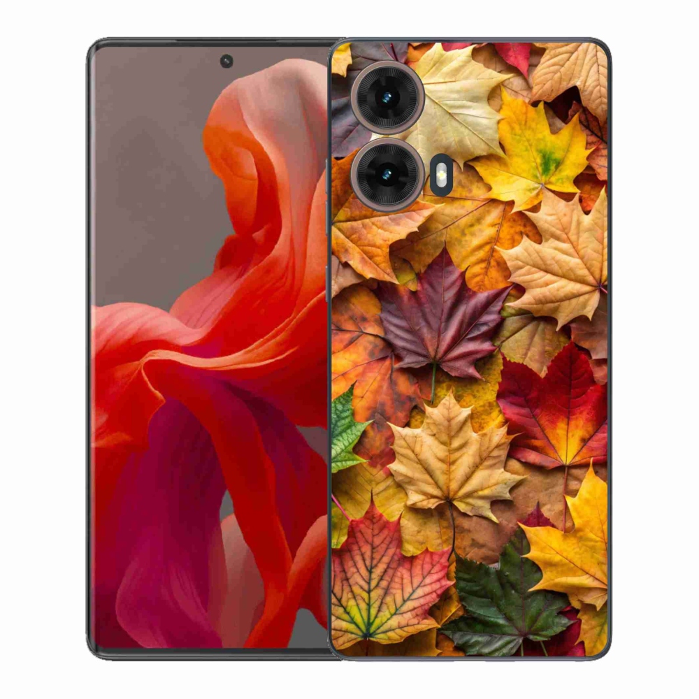 Gelový kryt mmCase na Motorola Moto G85 5G - javorové listy 2