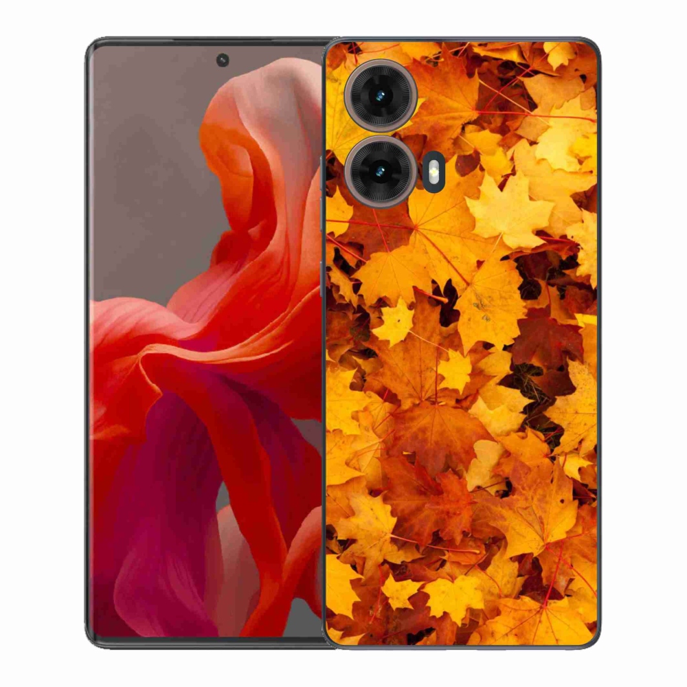 Gelový kryt mmCase na Motorola Moto G85 5G - javorové listy