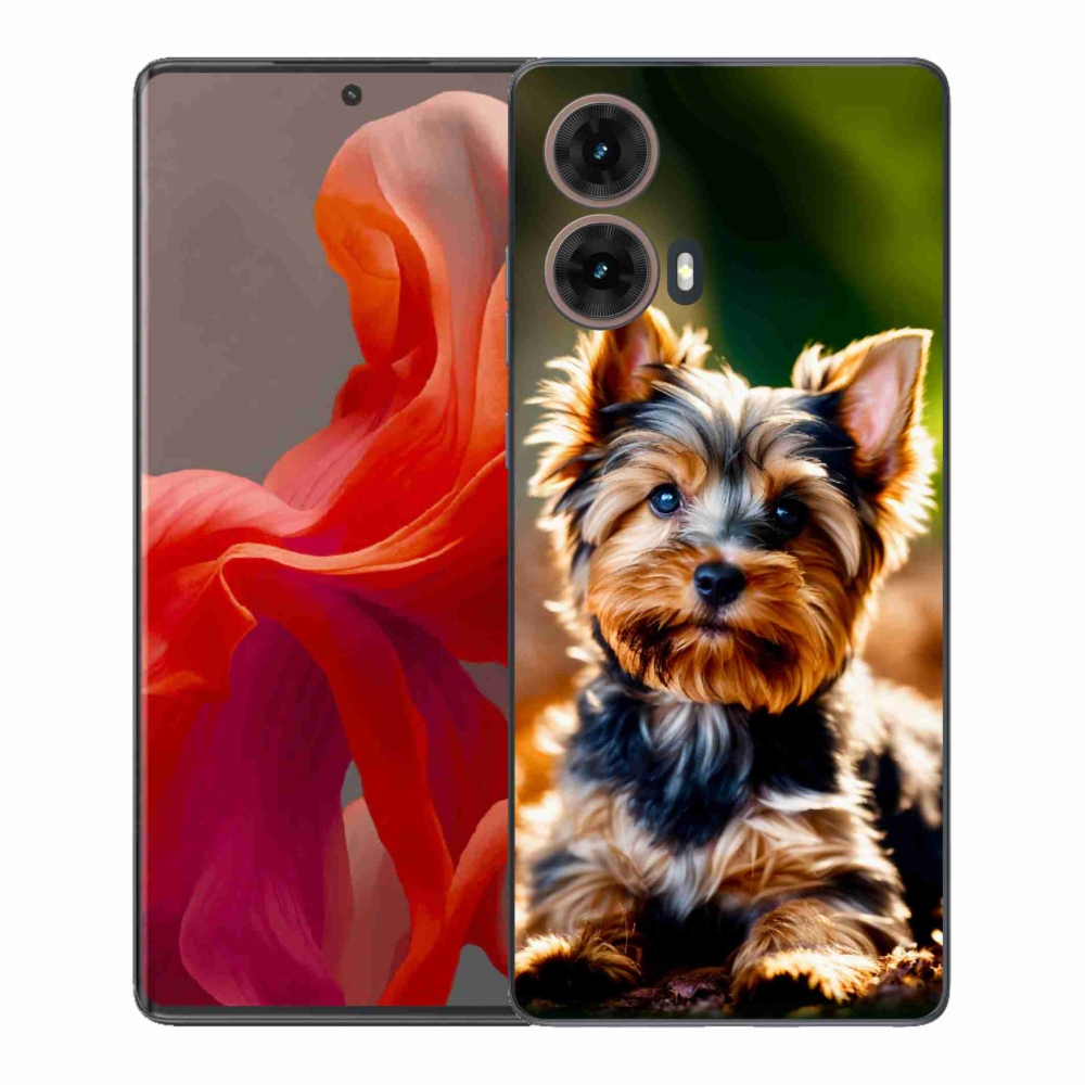 Gelový kryt mmCase na Motorola Moto G85 5G - jorkšír 10