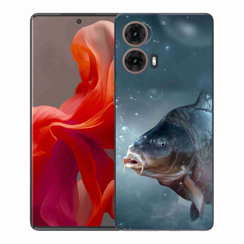 Gelový kryt mmCase na Motorola Moto G85 5G - kapr a bublinky