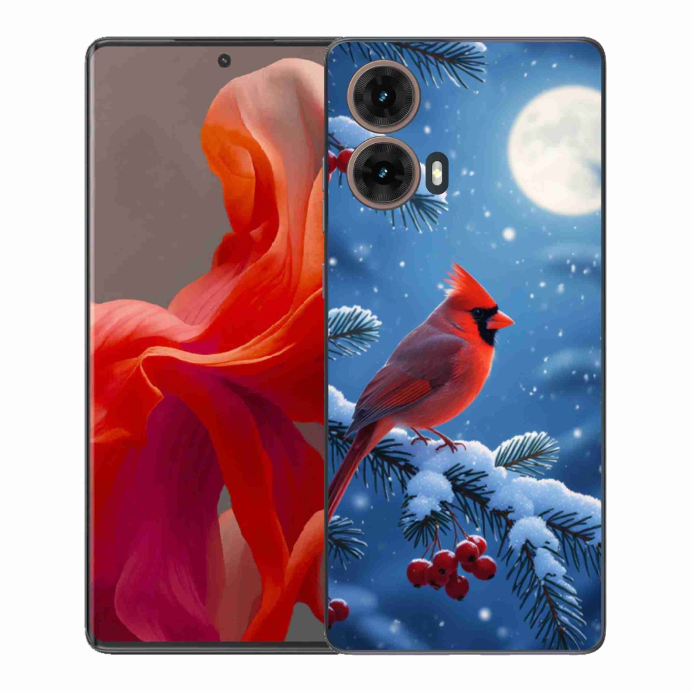 Gelový kryt mmCase na Motorola Moto G85 5G - kardinál červený