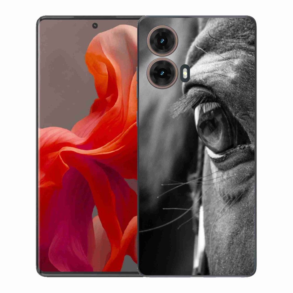 Gelový kryt mmCase na Motorola Moto G85 5G - koňský pohled