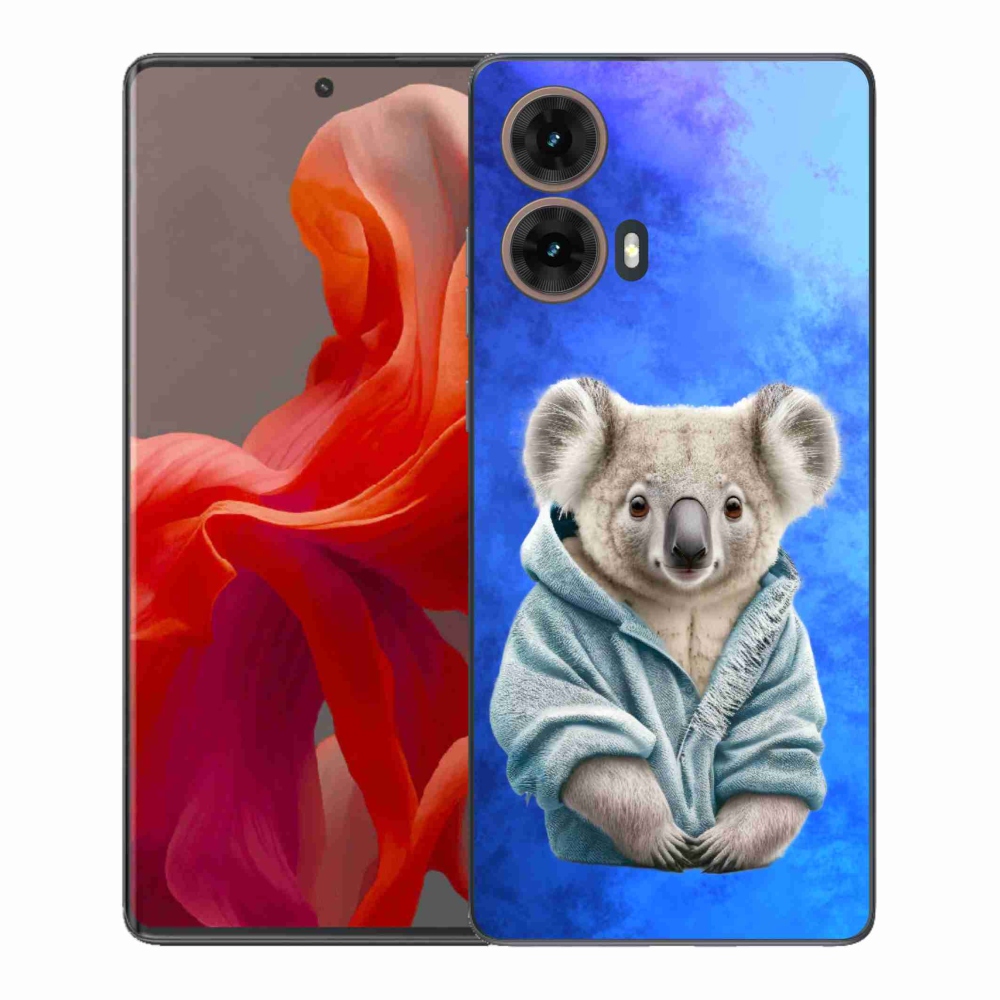 Gelový kryt mmCase na Motorola Moto G85 5G - koala ve svetru