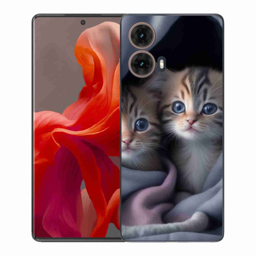 Gelový kryt mmCase na Motorola Moto G85 5G - kočičí duo 2