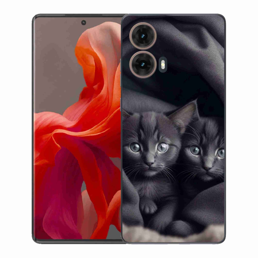 Gelový kryt mmCase na Motorola Moto G85 5G - kočičí duo