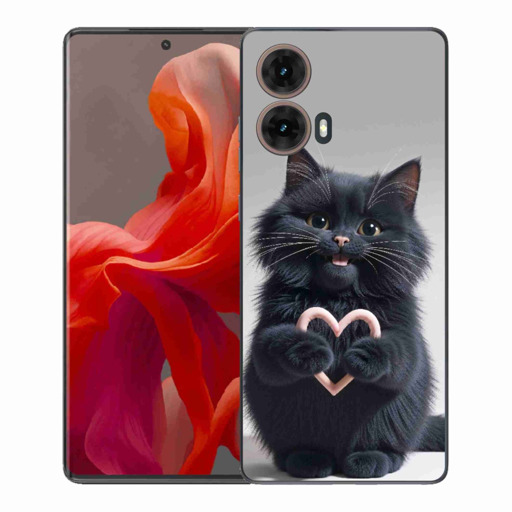 Gelový kryt mmCase na Motorola Moto G85 5G - kočičí láska 3