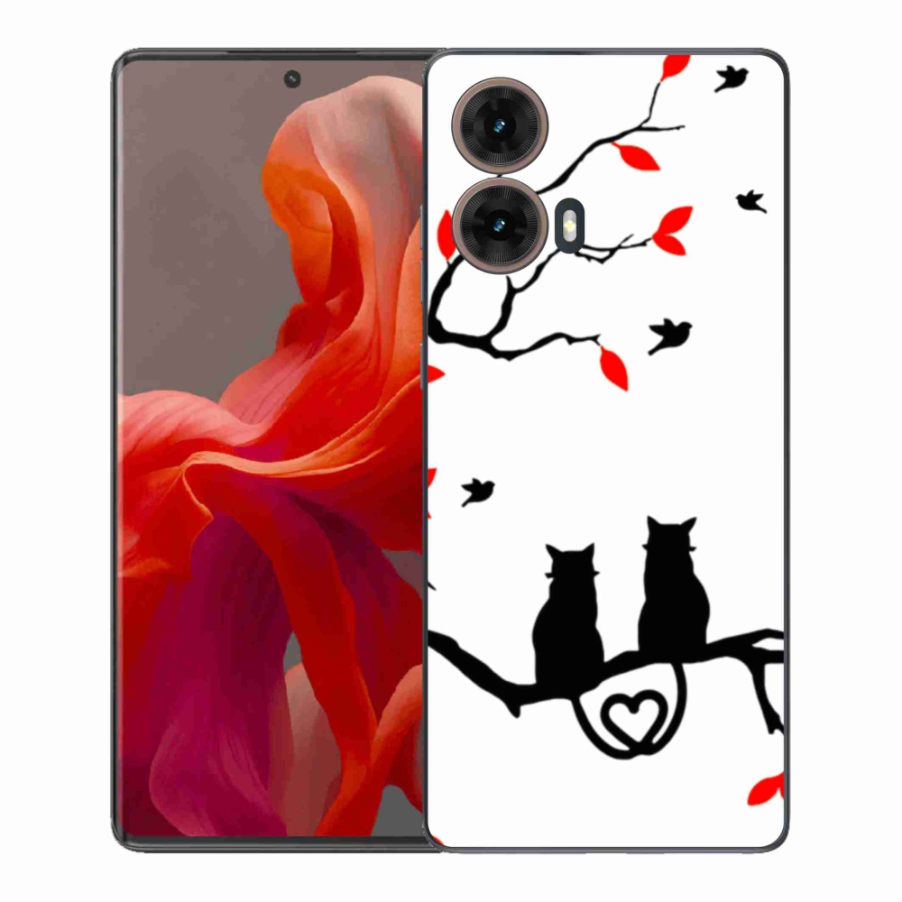 Gelový kryt mmCase na Motorola Moto G85 5G - kočičí láska