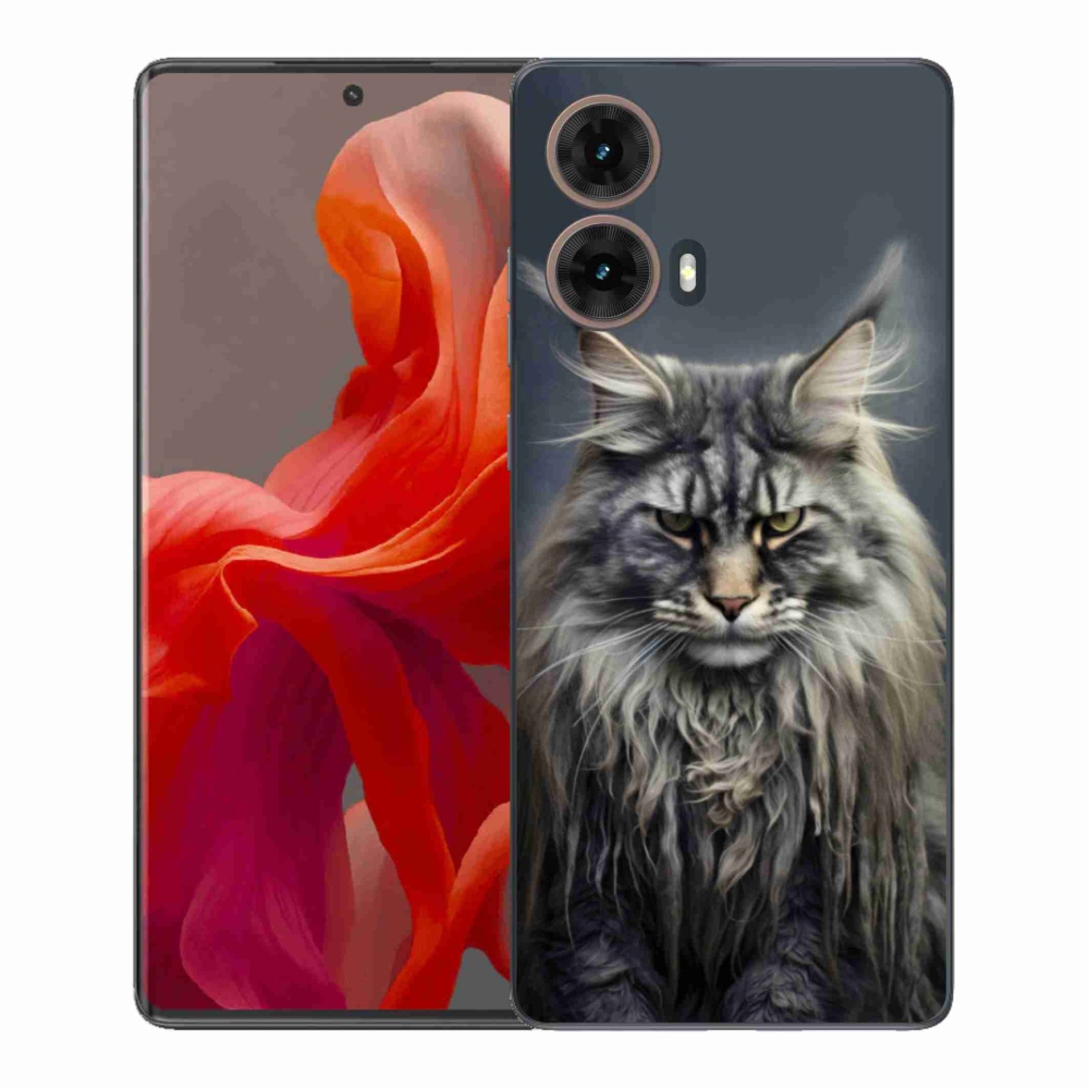Gelový kryt mmCase na Motorola Moto G85 5G - kočíčí pohled 4