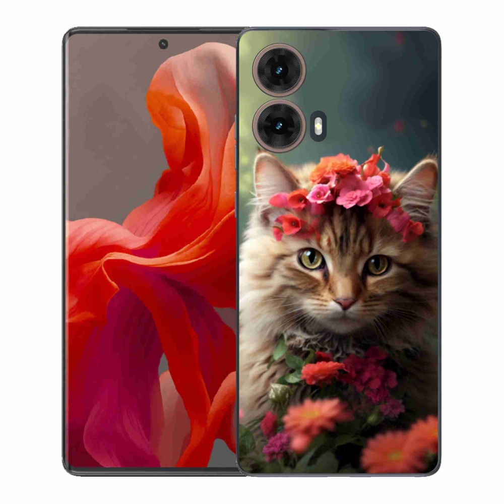 Gelový kryt mmCase na Motorola Moto G85 5G - kočíčí princezna