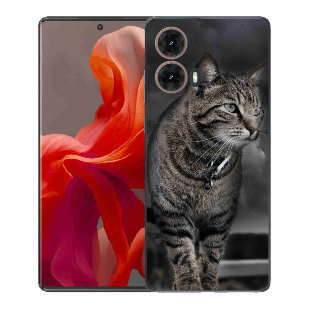 Gelový kryt mmCase na Motorola Moto G85 5G - kočka