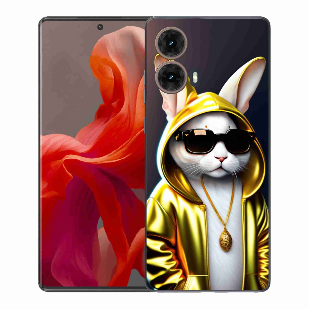 Gelový kryt mmCase na Motorola Moto G85 5G - kočka boss