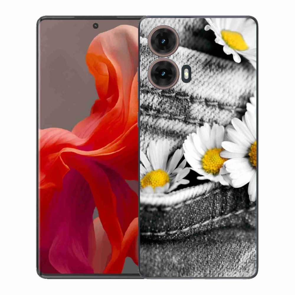 Gelový kryt mmCase na Motorola Moto G85 5G - kopretiny