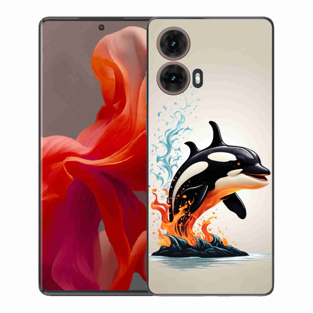 Gelový kryt mmCase na Motorola Moto G85 5G - kosatka