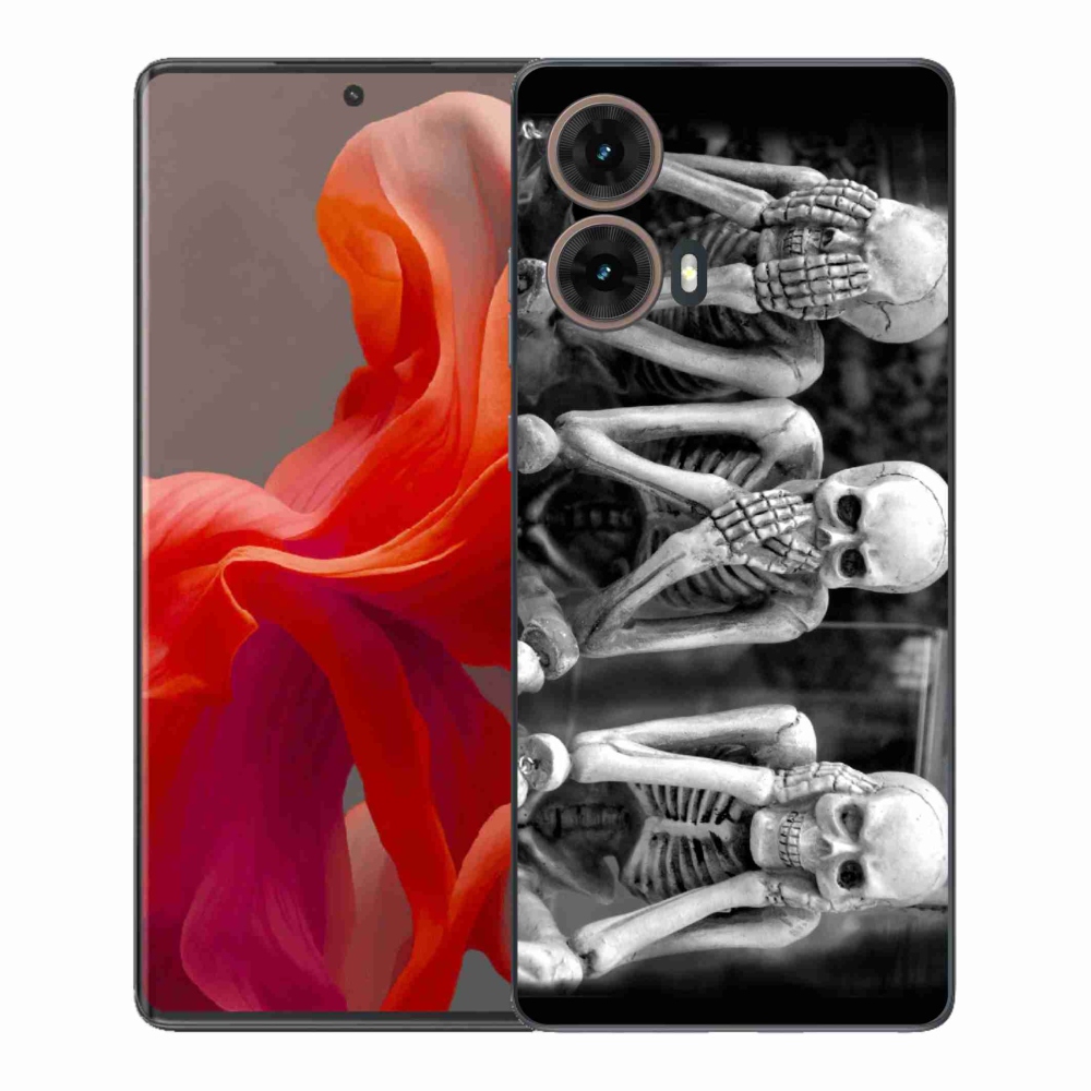 Gelový kryt mmCase na Motorola Moto G85 5G - kostlivci