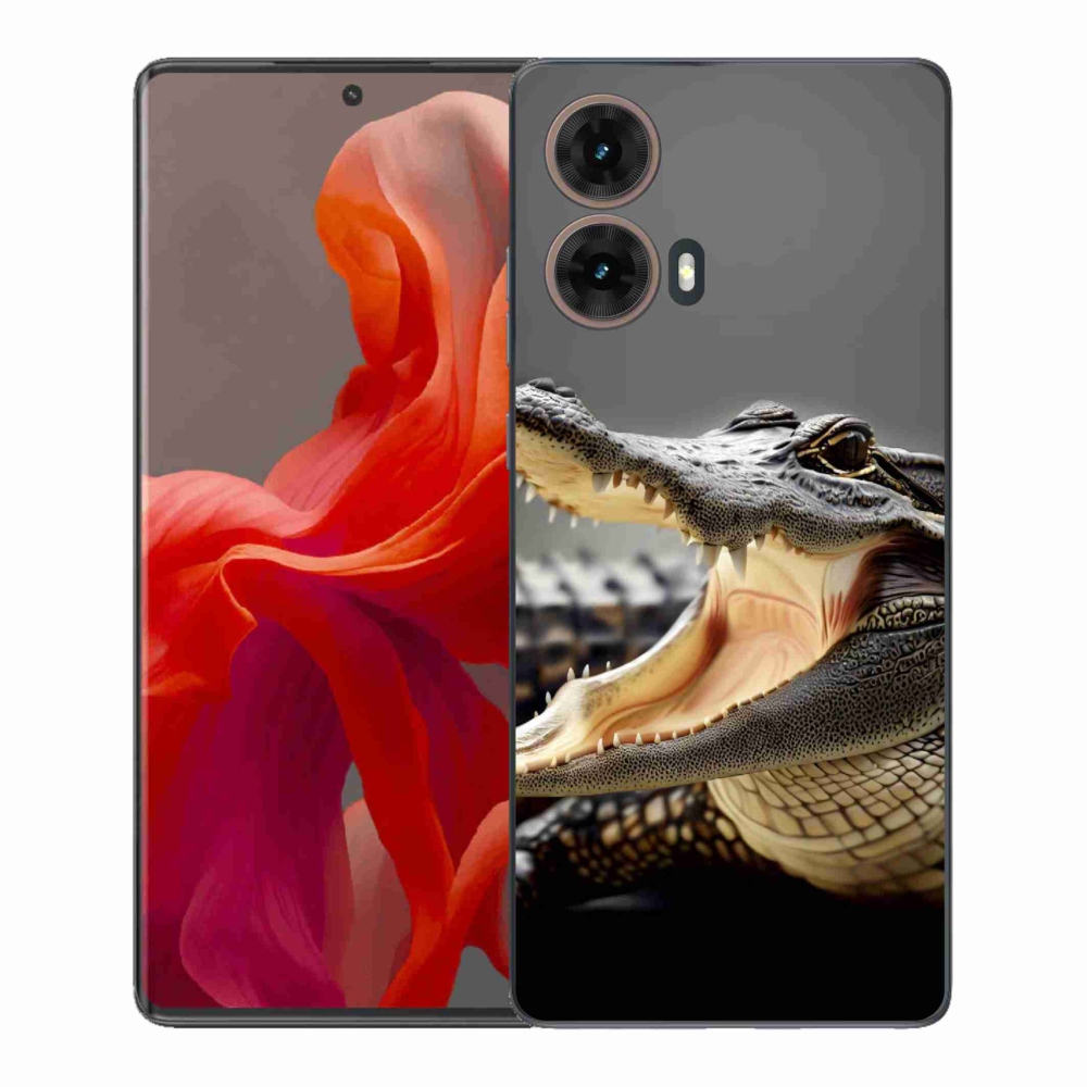 Gelový kryt mmCase na Motorola Moto G85 5G - krokodýl