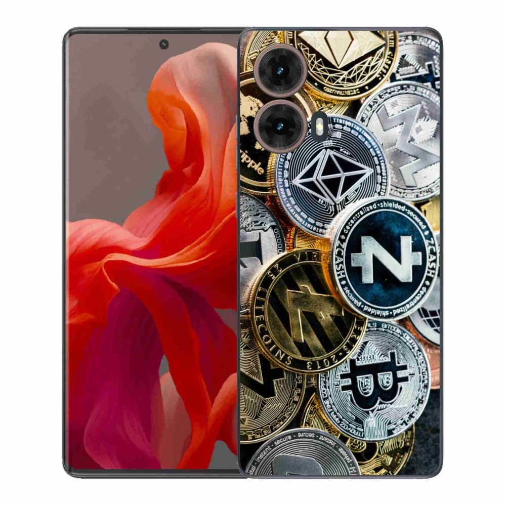 Gelový kryt mmCase na Motorola Moto G85 5G - kryptoměny