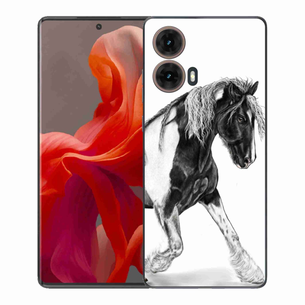 Gelový kryt mmCase na Motorola Moto G85 5G - kůň