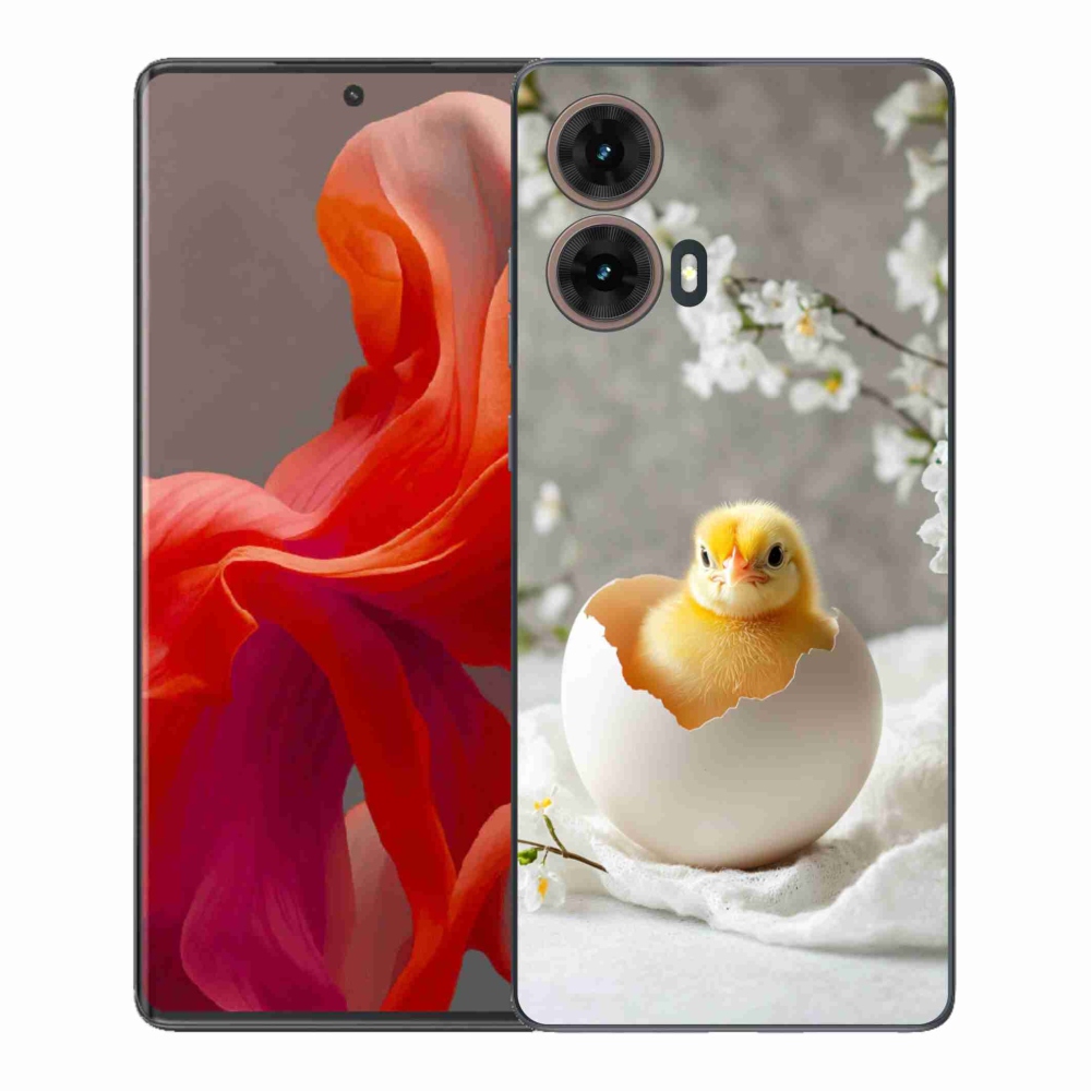 Gelový kryt mmCase na Motorola Moto G85 5G - kuřátko