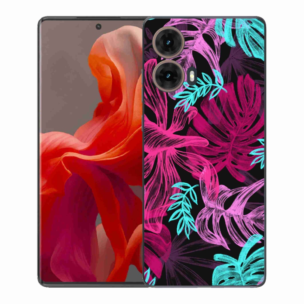 Gelový kryt mmCase na Motorola Moto G85 5G - květiny 1