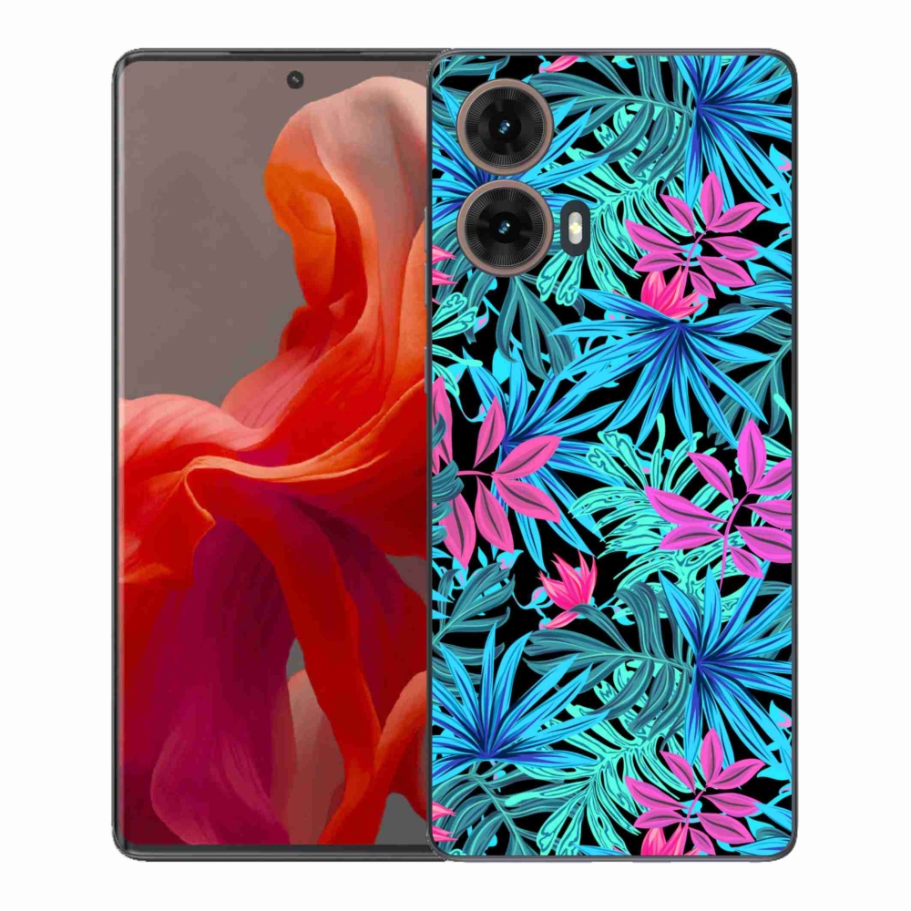 Gelový kryt mmCase na Motorola Moto G85 5G - květiny 3