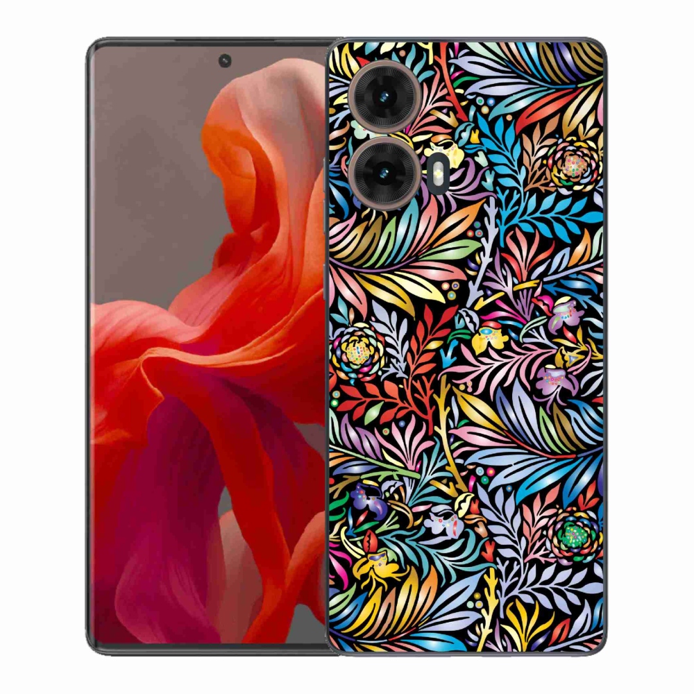 Gelový kryt mmCase na Motorola Moto G85 5G - květiny 5