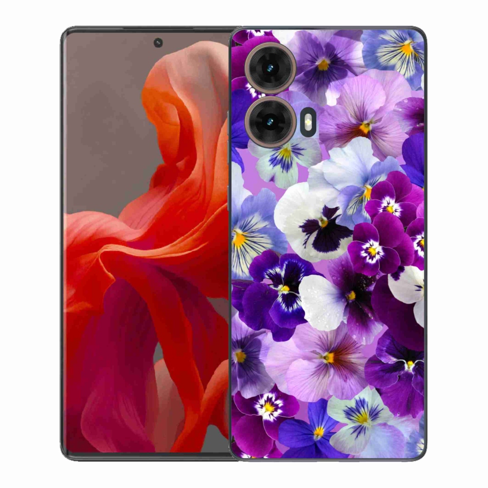 Gelový kryt mmCase na Motorola Moto G85 5G - květiny 9