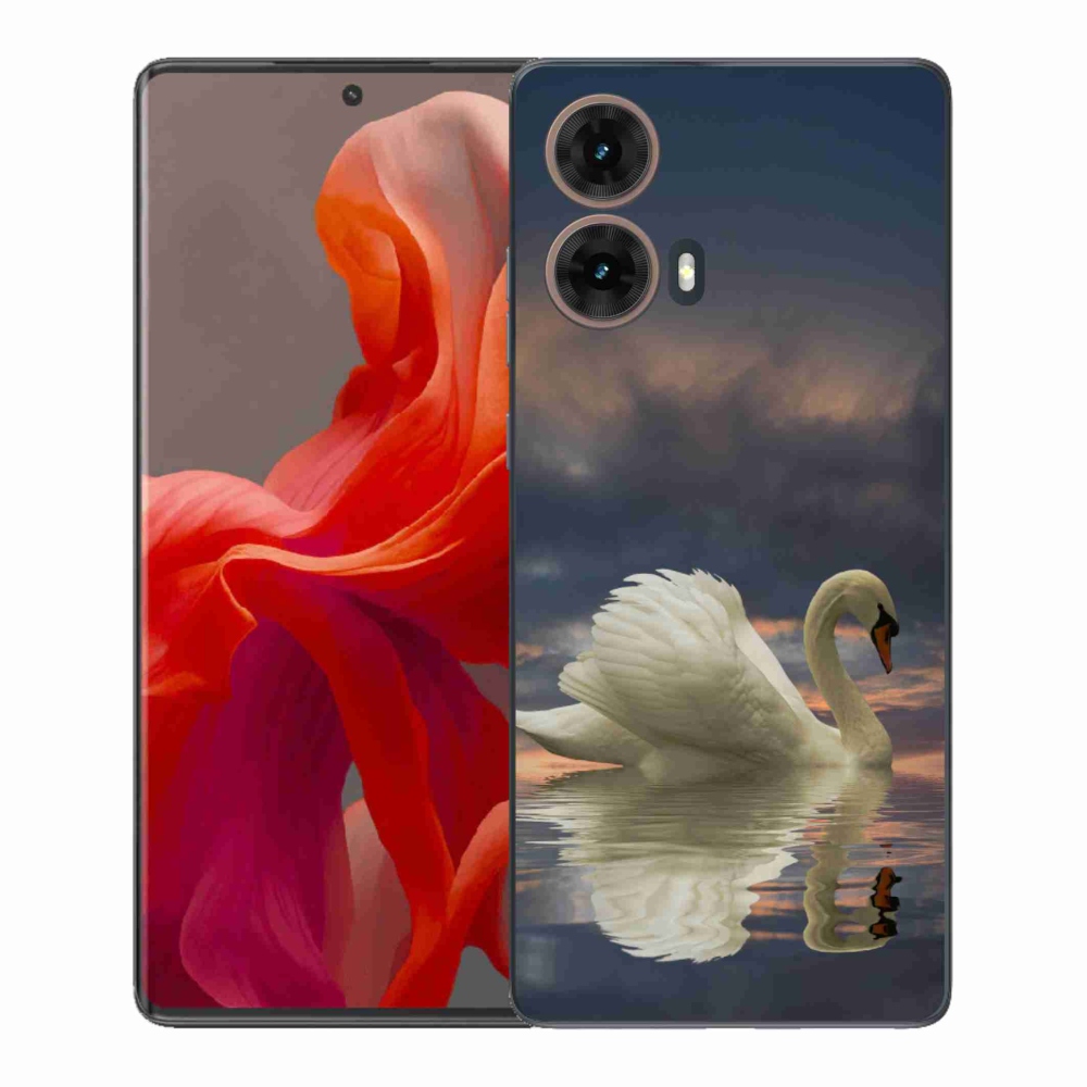 Gelový kryt mmCase na Motorola Moto G85 5G - labuť