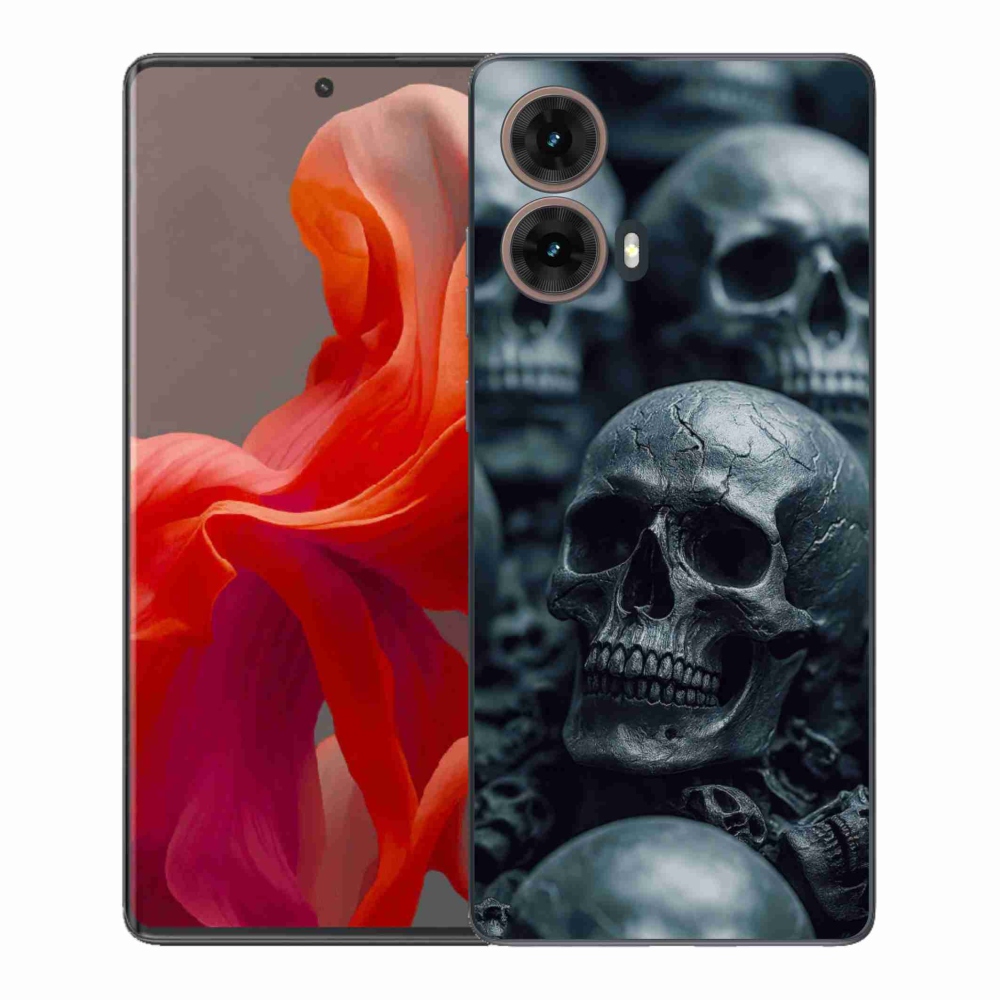 Gelový kryt mmCase na Motorola Moto G85 5G - lebka 2