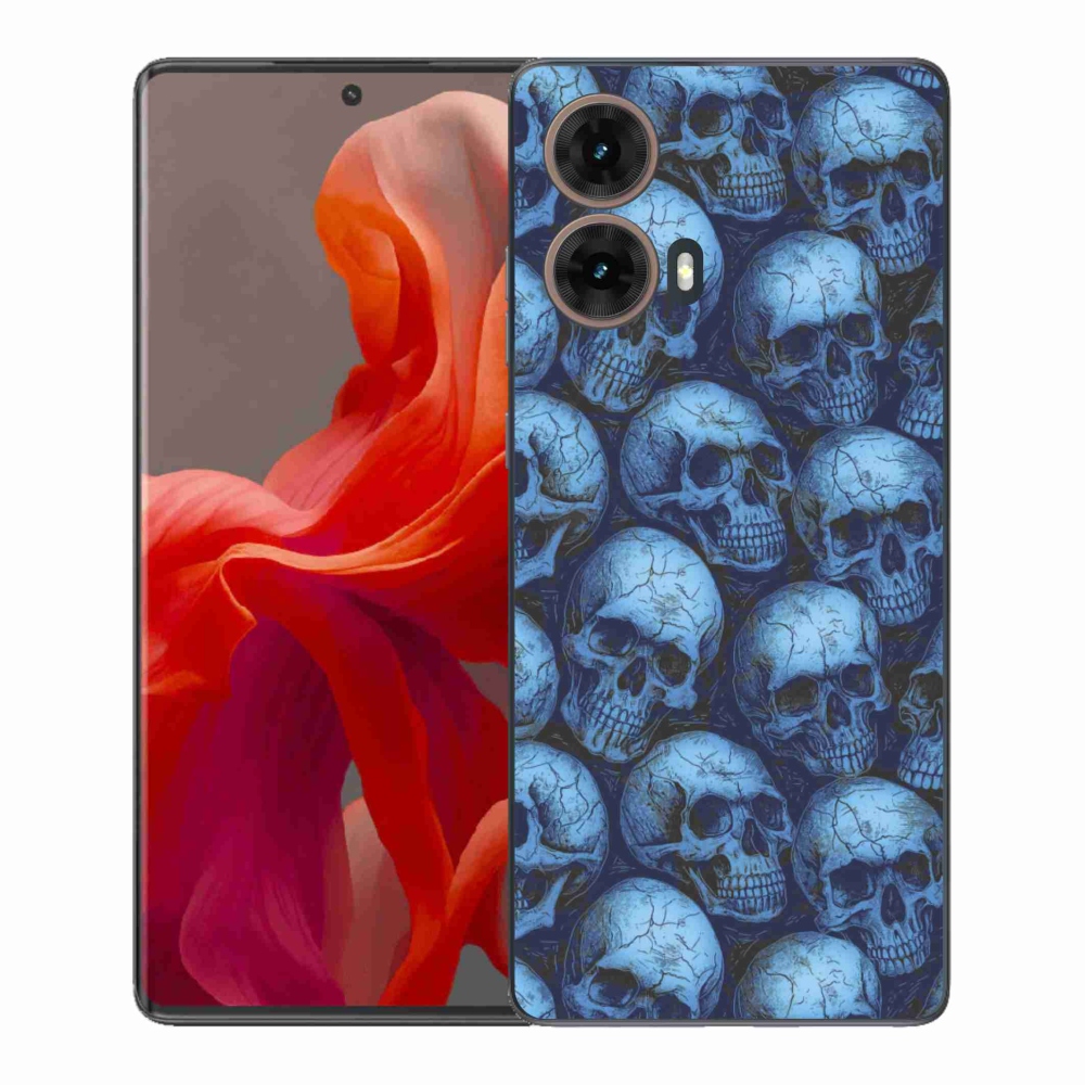 Gelový kryt mmCase na Motorola Moto G85 5G - lebky