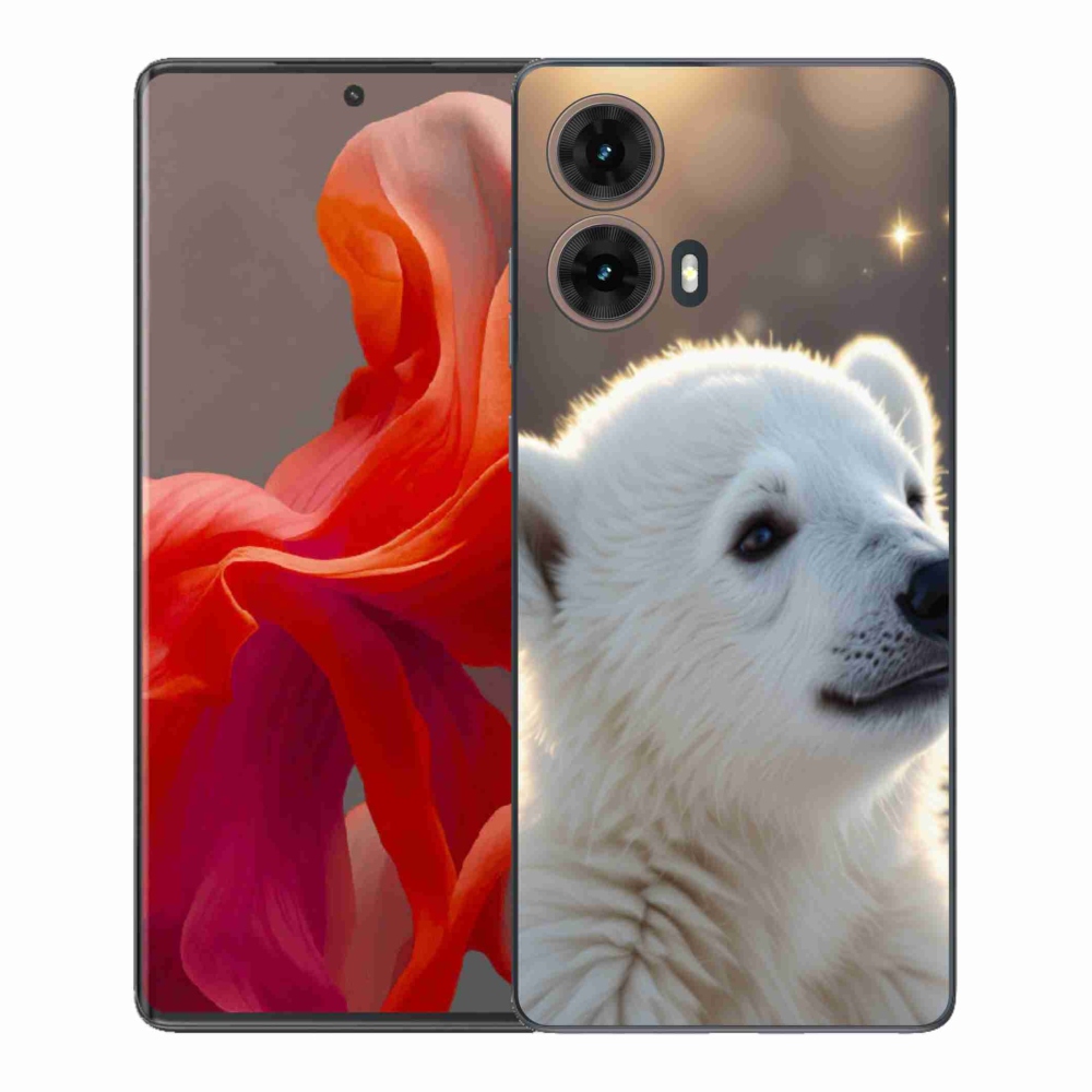 Gelový kryt mmCase na Motorola Moto G85 5G - lední medvěd