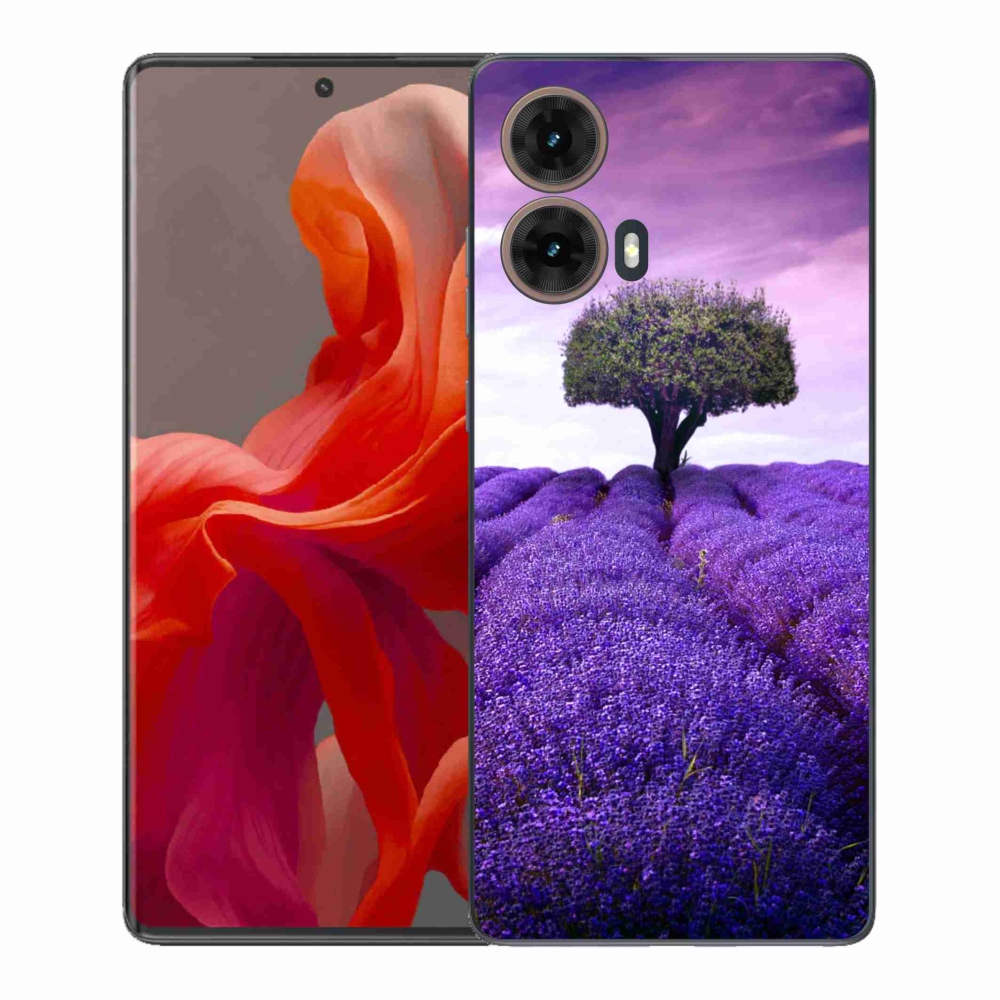 Gelový kryt mmCase na Motorola Moto G85 5G - levandulová louka