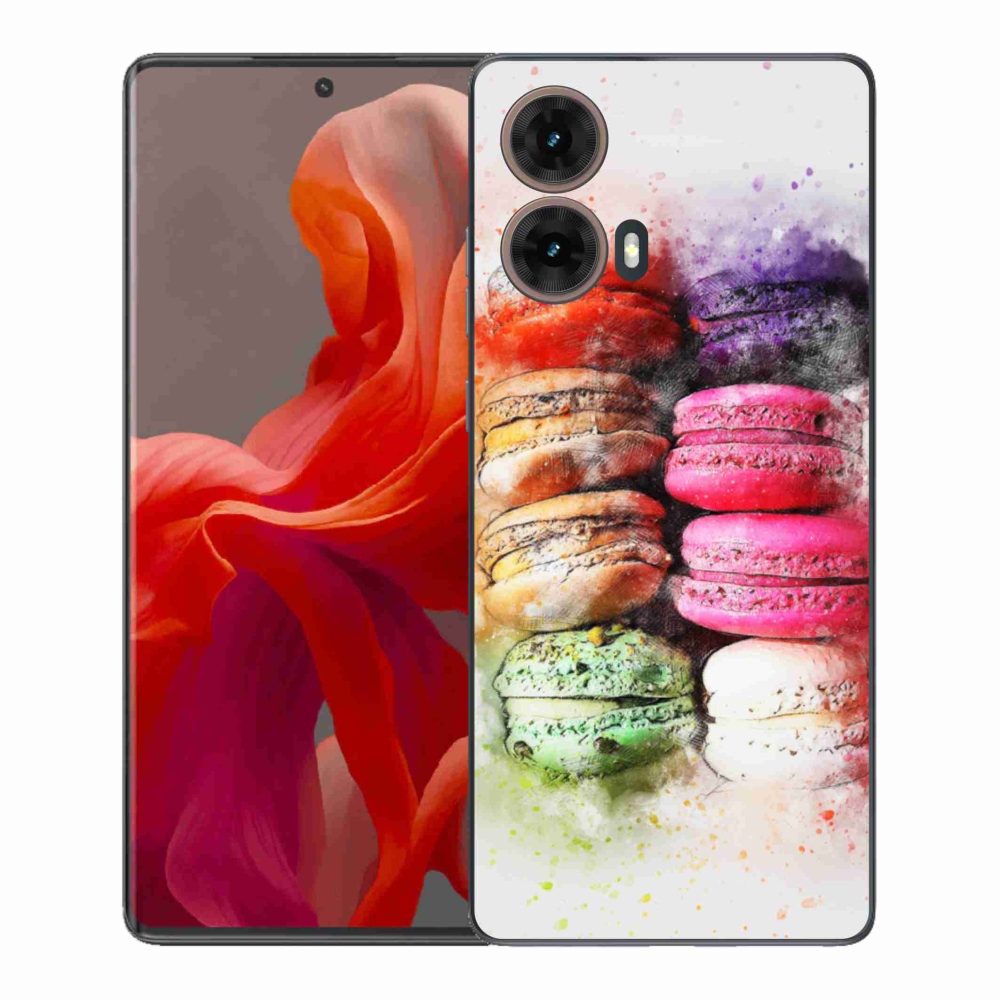 Gelový kryt mmCase na Motorola Moto G85 5G - makrónky