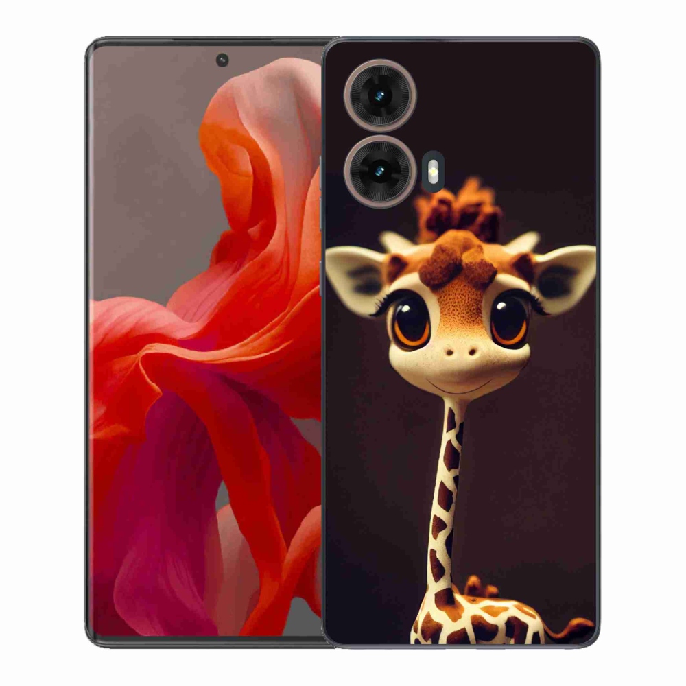 Gelový kryt mmCase na Motorola Moto G85 5G - malá žirafa