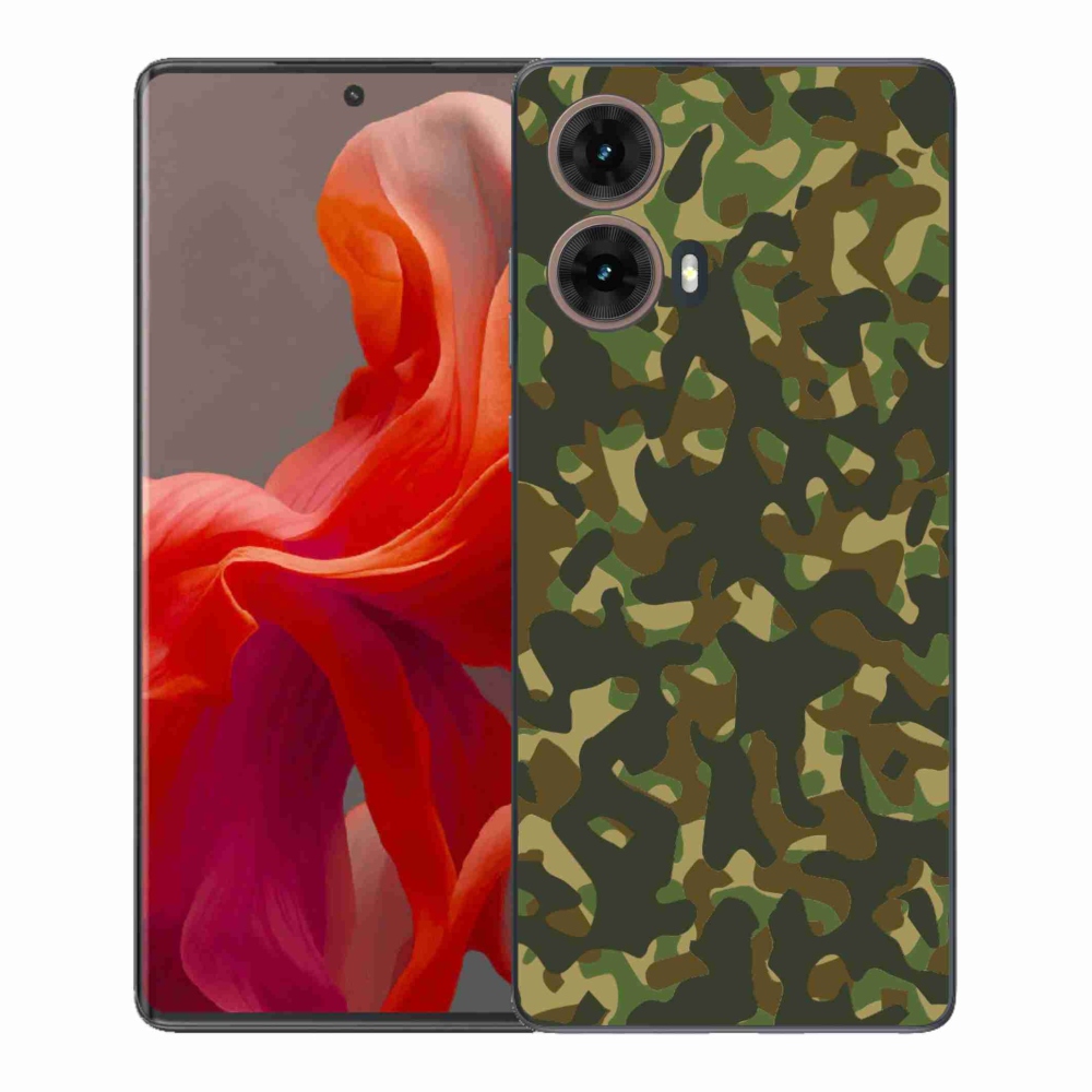 Gelový kryt mmCase na Motorola Moto G85 5G - maskáčový vzor 1