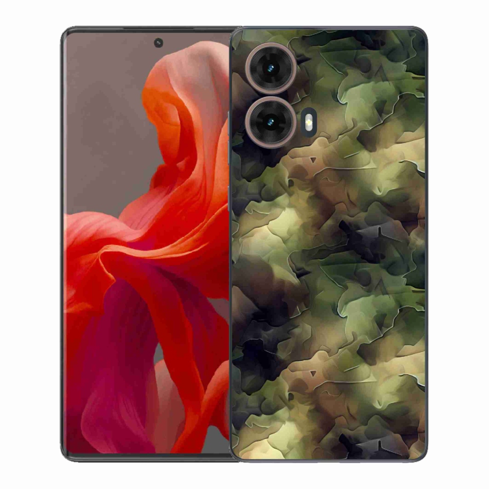 Gelový kryt mmCase na Motorola Moto G85 5G - maskáčový vzor 10