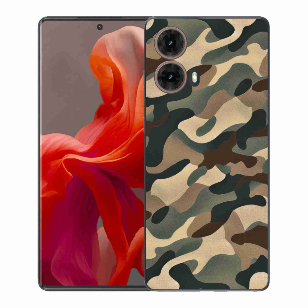 Gelový kryt mmCase na Motorola Moto G85 5G - maskáčový vzor 11