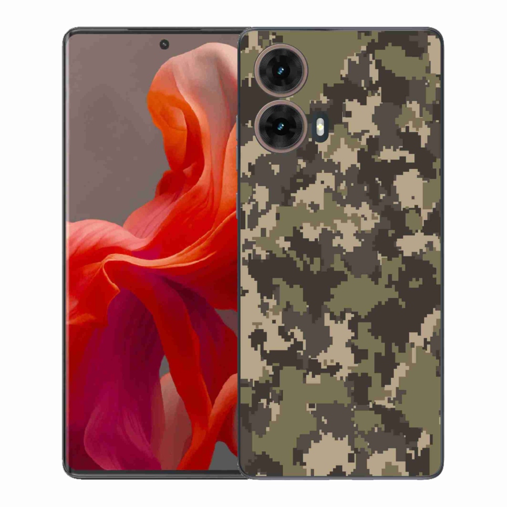 Gelový kryt mmCase na Motorola Moto G85 5G - maskáčový vzor 12