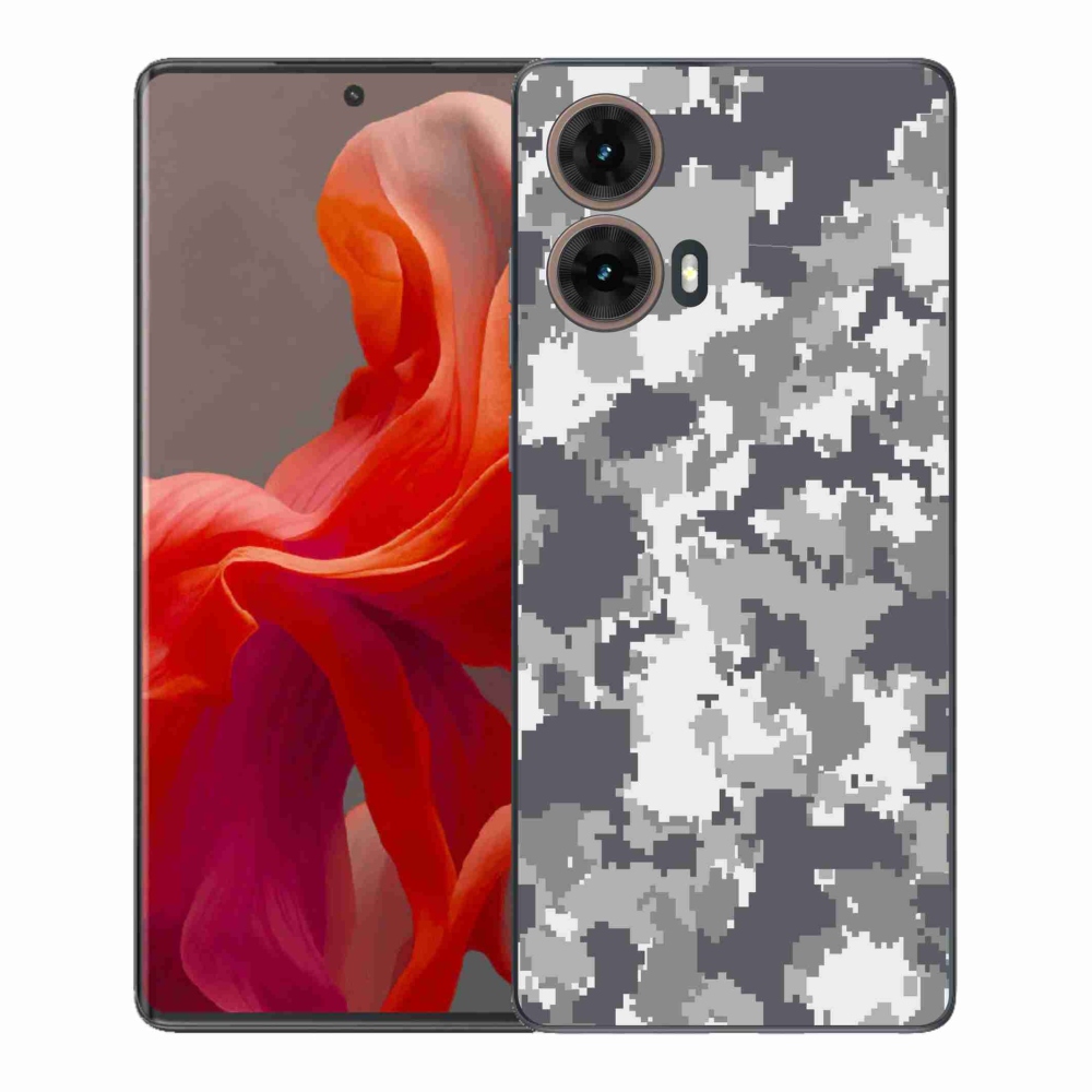 Gelový kryt mmCase na Motorola Moto G85 5G - maskáčový vzor 2