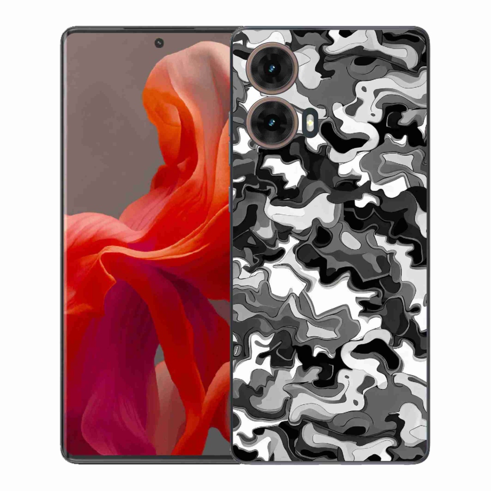 Gelový kryt mmCase na Motorola Moto G85 5G - maskáčový vzor 3