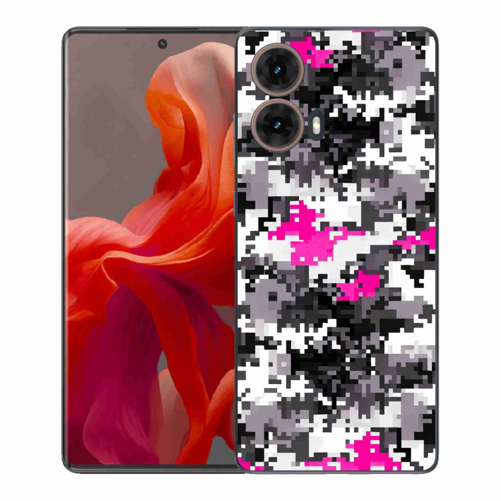 Gelový kryt mmCase na Motorola Moto G85 5G - maskáčový vzor 4