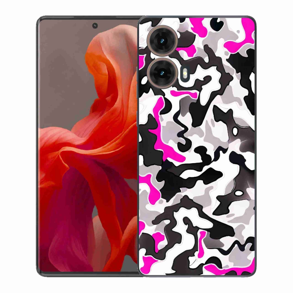 Gelový kryt mmCase na Motorola Moto G85 5G - maskáčový vzor 5