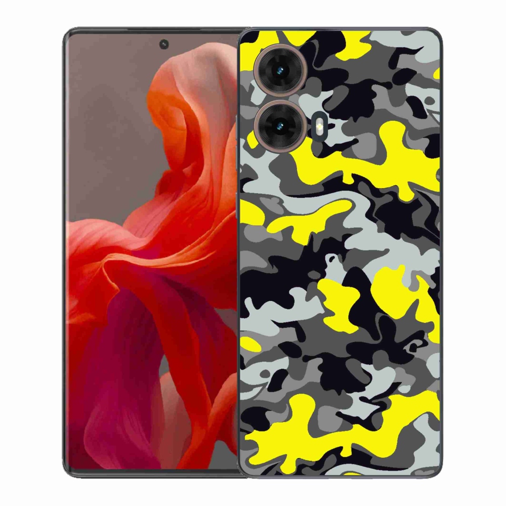 Gelový kryt mmCase na Motorola Moto G85 5G - maskáčový vzor 6