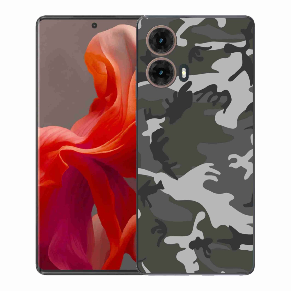 Gelový kryt mmCase na Motorola Moto G85 5G - maskáčový vzor